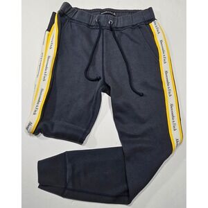 Abercrombie & Fitch Navy Blue Logo Side Tape Jogger Sweatpants XS 147F0069